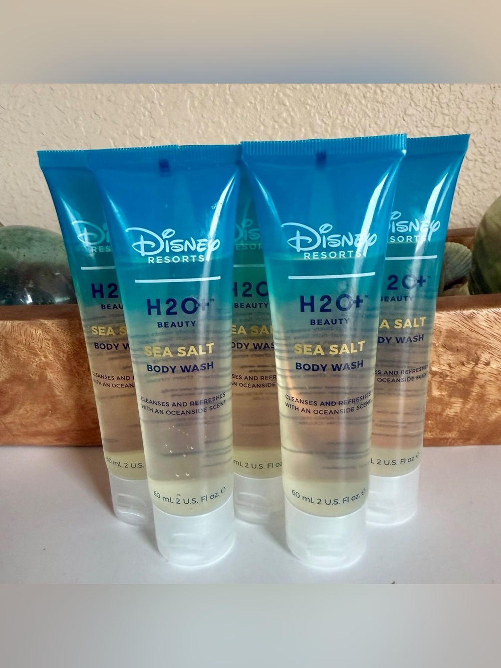 🌊 deal 6 BODY WASH Disney H2O+  Aulani spa resort hair conditioner HTF TSA